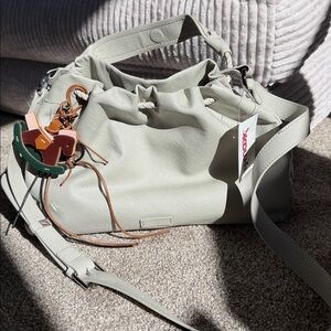 Malibu Skye Vegan Light Gray Handbag